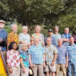 The New Bedford Harbor Sea Chanty Chorus. Photo source: Mattapoisett Museum