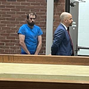 Theodore Labelle appeared at Wareham District Court for a dangerousness hearing Friday, Aug. 14. Photo by Grace Roche