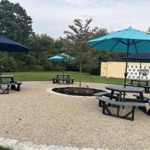 Maddie's Circle sits next to several of the complex's soccer fields. 