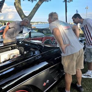 One of the annual summer cruise nights happened at Shipyard Park on Friday, where people came to see vintage cars. Photos by Tanvi Kulkarni