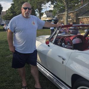 Brian Monahan with his 1966 Chevrolet Corvette.