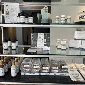 The New Bedford storefront sells skincare products, apparel and of course sprouts. 