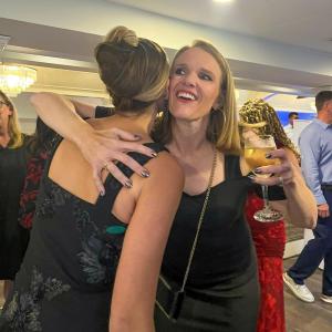 Over 100 people attended dressed to the nines.