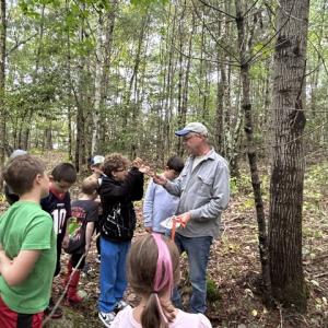 The Marion Natural History Museum went on a foresting trip with state forester James Rassman. Photos source: Marion Natural History Museum