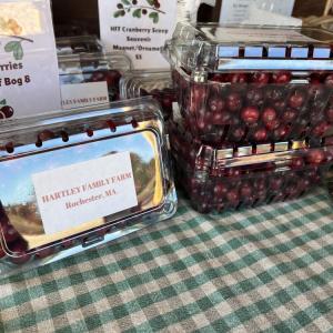 Visitors can buy cranberries harvested on the property at the farm's gift shop. 
