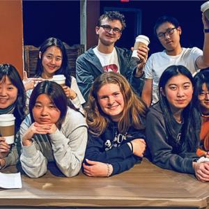 The crew of “Business Ideas.” Photo source: Jesse Hawley