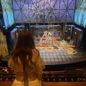 The troop watched the Broadway show "& Juliet."