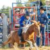 Gabriel Cox of Coventry, RI wins the mini bronc competition. Source: Flex It Photography