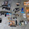 Marion Police seized multiple firearms, over 175 rounds of ammunition, and drugs following the execution of a search warrant following a drunken driving arrest. Source: Marion Police Department