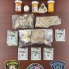 The contraband seized by the Marion Police Department and Massachusetts State Police after the Oct. 27 initial arrest. Source: Marion Police Department Facebook
