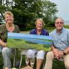 Faith Ball, Lauri Carlson and John Jenney honored after donating their family land to Mattapoisett Land Trust. Source: Mattapoisett Land Trust
