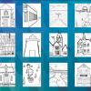 Old Rochester students designed coloring pages inspired by Mattapoisett landmarks. Source: Mattapoisett Museum