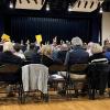 Voters met in Sippican School for Town Meeting on Monday, May 11. Photo by Grace Roche