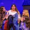 Amanda Tomasso, center, portrays Donna Sheridan in "Mamma Mia!" during a Monday, May 4 dress rehearsal at Old Rochester Regional High School. Photos by Grace Roche