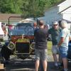 Visitors admire a Model T from 1914 at the Rochester Center on Aging on Thursday, June 11. Photos by Grace Roche