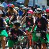 Riders line up for the Cranberry Country Pan-Mass Challenge kids race at Old Colony Regional Vocational Technical High School on Sunday, June 14. Photos by Grace Roche