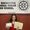 Old Rochester Regional Junior High School seventh grader Lauren Dowd was recently selected as a Feinstein Foundation Golden Ticket winner. Photos source: ORRSD