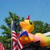 An inflatable duck float stands atop a vehicle during the Marion Independence Day parade on Saturday, July 4. Photos by Grace Roche
