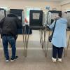 Marion voters cast their ballots at the Benjamin D. Cushing Community Center during the primary election Tuesday, Sept. 1. Photos by Grace Roche