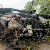 The car involved in the chase crashed and caught fire Wednesday, Sept. 9. Phos source: David Curran