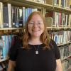 Kayla King recently became the Elizabeth Taber Library's new executive director. Photo by Grace Roche