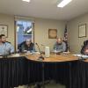 The Select Board at its meeting Monday, Oct. 19. Photo by Tanvi Kulkarni