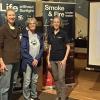 Stace Beaulieu, right, spoke at the Marion Institute on Oct. 16. Photo source: Eileen Marum