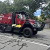 The Marion Fire Department received a grant for a brush breaker and new gear earlier this year. Photos by Grace Roche