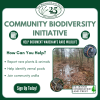 A graphic advertising the Wareham Land Trust's interest in finding sign ups for the Community Biodiversity Initiative. Details are in the post below